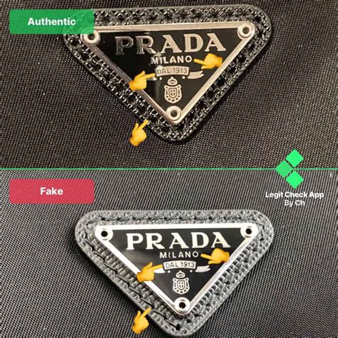 prada backpack fake|how to authenticate prada bag.